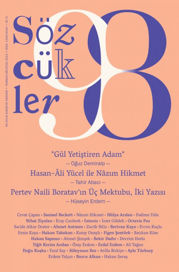 Sözcükler Dergisi 98. Sayı Kapağı