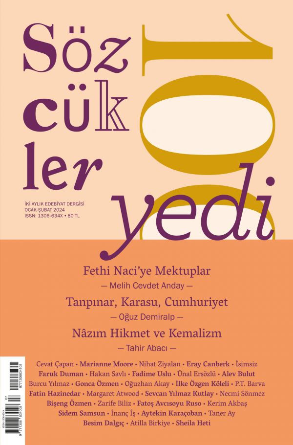 Sözcükler Dergisi 107. Sayı Kapağı