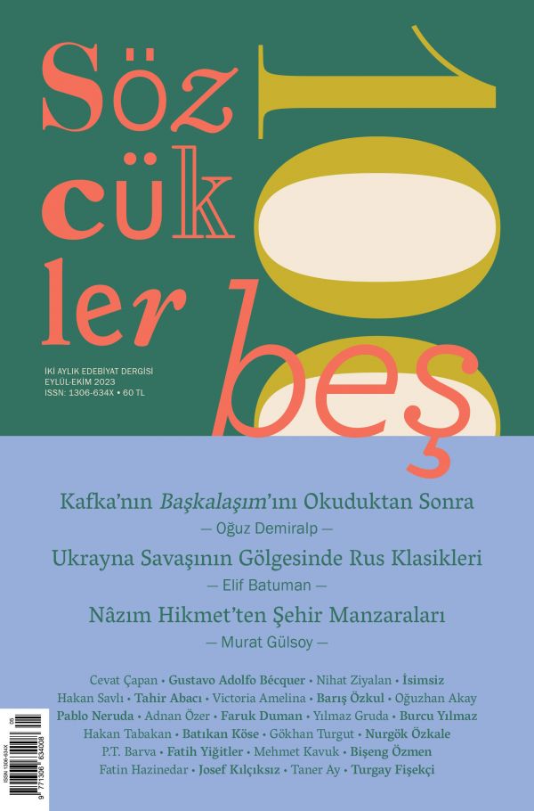 Sözcükler Dergisi 105. Sayı Kapağı